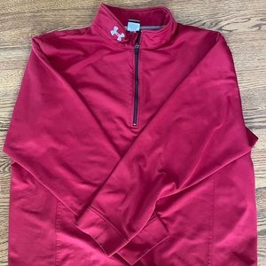 Men’s Under Armour maroon quarter zip